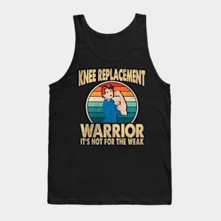 Knee Replacement Warrior Surgery Recovery Get Well Soon Tank Top